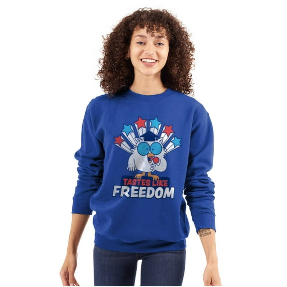 Tootsie Owl USA Tastes Like Freedom Sweatshirt for Men or Women Brisco Brands S