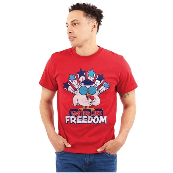 Tootsie Owl USA Tastes Like Freedom Unisex Plus Size Graphic Tee Brisco Brands 2X