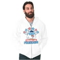thumbnail image 1 of Tootsie Owl USA Tastes Like Freedom Unisex Plus Size Zip Hoodie Brisco Brands 5X, 1 of 5