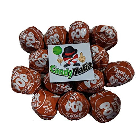 Tootsie Pop Caramel Tootsie Pops 30 Count + Magnet