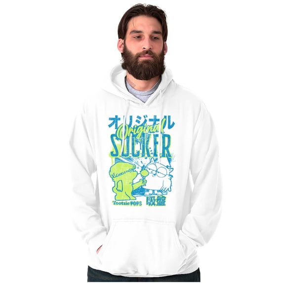 Tootsie Pop Mr Owl Original Sucker Unisex Plus Fleece Graphic Hoodie Brisco Brands 4X
