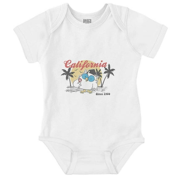 Tootsie Pop Mr Owl Vintage California Romper Boys or Girls Infant Baby Brisco Brands NB
