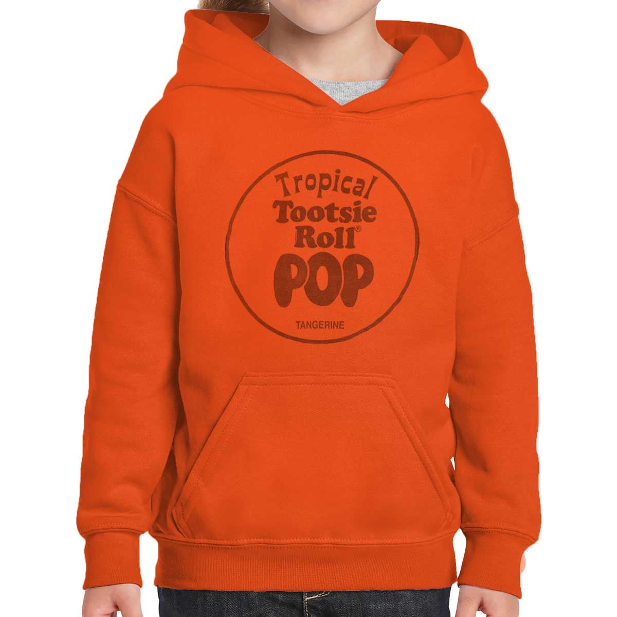 Tootsie Pop Tropical Tangerine Retro Youth Hoodie Boy Girl Teen Brisco