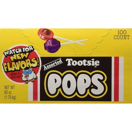 Tootsie Pops Assorted - 100 Count