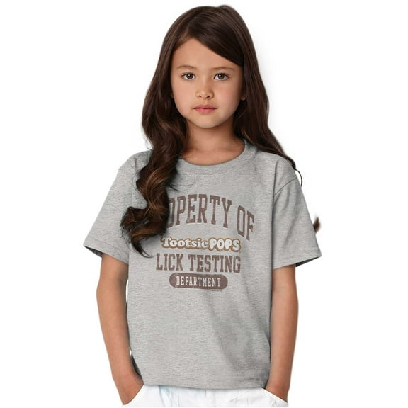 Tootsie Pops Candy Testing Department Crewneck T Shirts Boy Girl Teen Brisco Brands M