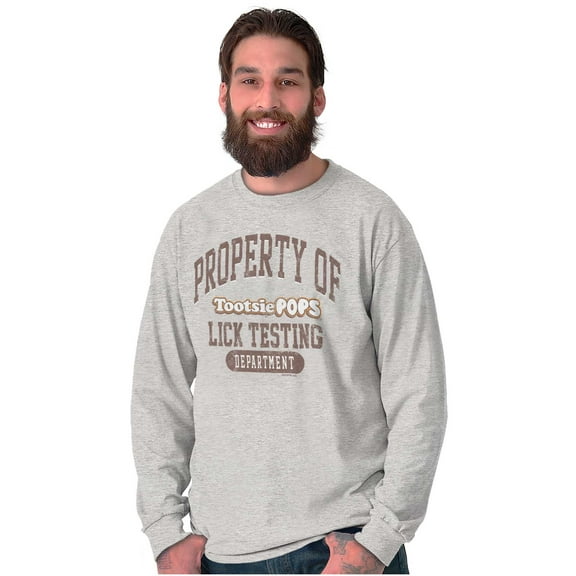 Tootsie Pops Candy Testing Department Unisex Plus Size Long Sleeve Shirt Brisco Brands 3X