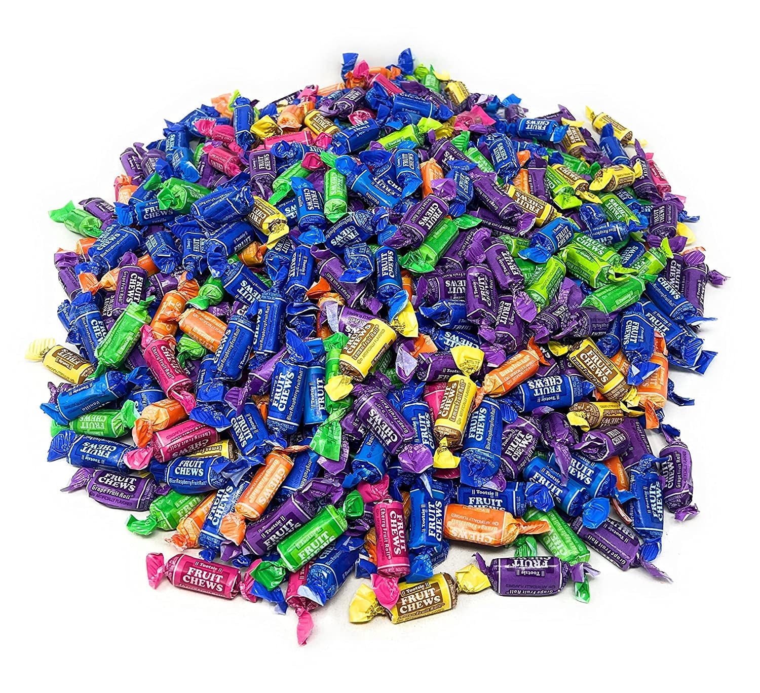 Tootsie Roll 8 Flavor Fruit Chews, Chewy Taffy - 8 lbs