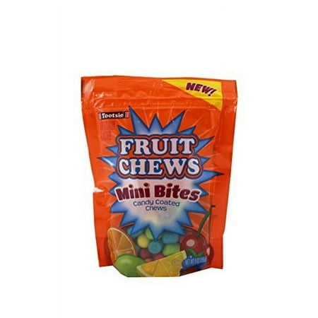 Tootsie Roll Candy Coated Fruit Chews Mini Bites (Pack of 2)