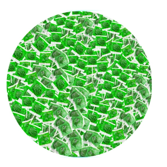 Tootsie Roll Caramel Apple Pops, Candy Lollipops, Green Apple Flavor, Peanut Free, Gluten Free, approx. 30 Count