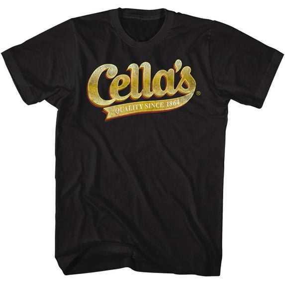 Tootsie Roll Cellas Logo Black Adult T-Shirt 5Xl
