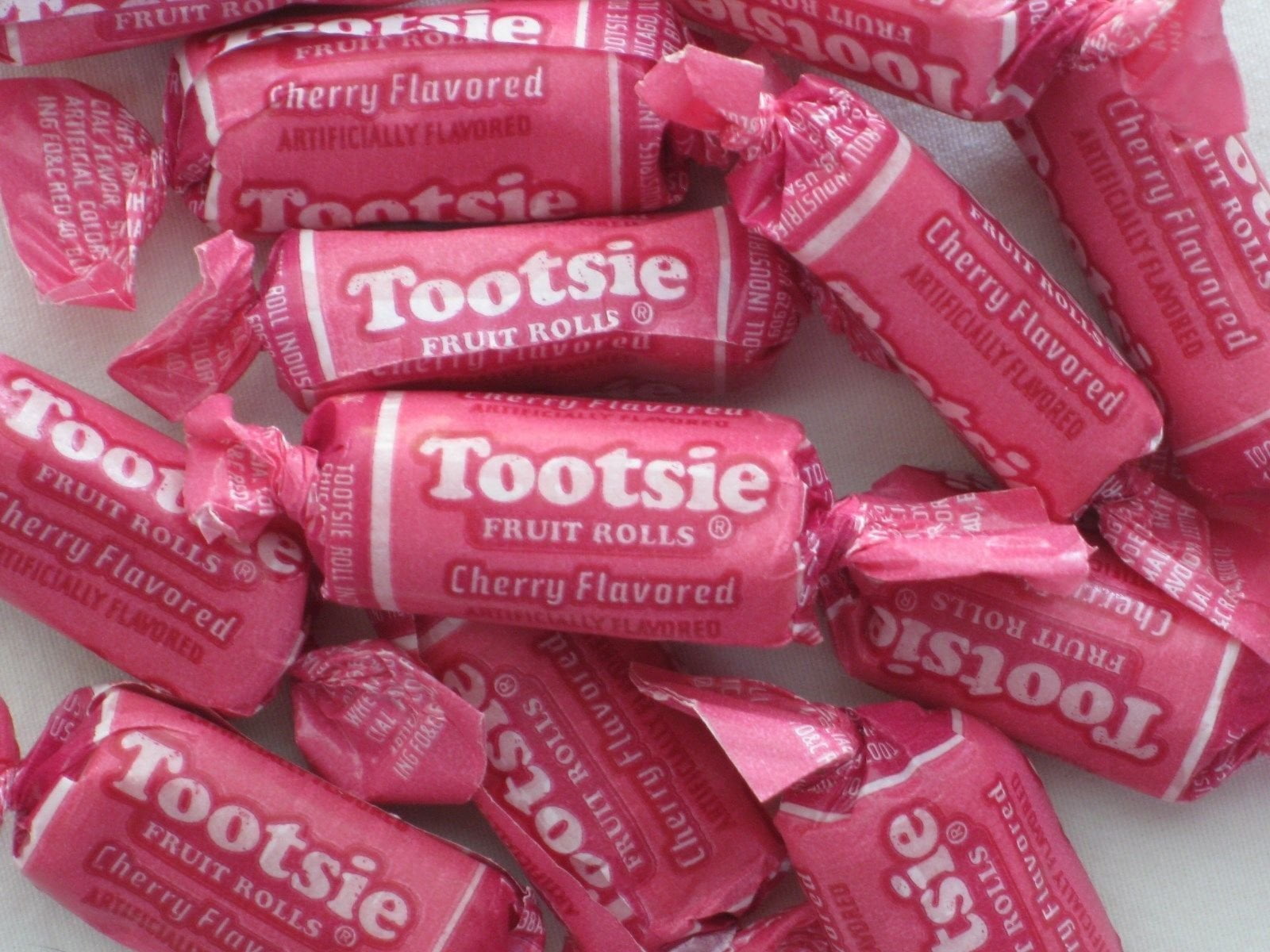 Tootsie Roll Cherry Fruit Chews Candy One Pound  16oz