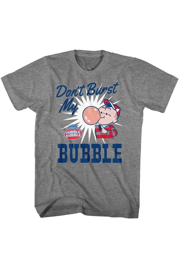 Tootsie Roll Dont Burst Bubble Graphite Heather T-Shirt