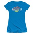 thumbnail image 1 of Tootsie Roll - Fluffy Stuff Logo - Juniors Teen Girls Cap Sleeve Shirt - Medium, 1 of 2