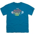 thumbnail image 1 of Tootsie Roll Fluffy Stuff Logo S/S Youth 18/1 T-Shirt Turquoise, 1 of 2