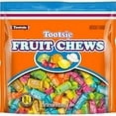 Tootsie Roll Fruit Chews, Assorted Fruit Flavors, 14.37 oz. Gluten Free, Peanut Free. Contains Milk and Soy. (3 Pack)