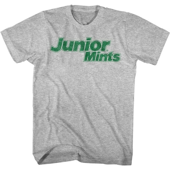 Tootsie Roll Junior Mints Logo Gray Heather T-Shirt