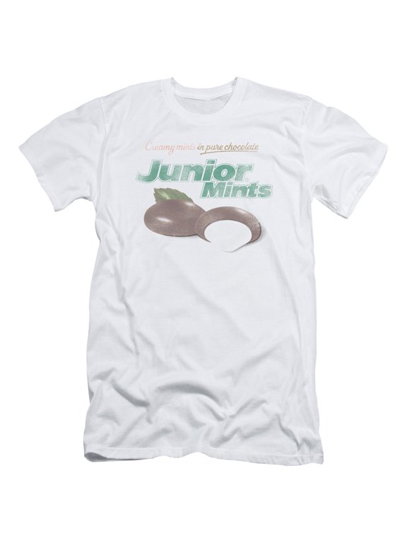 Tootsie Roll - Junior Mints Logo - Slim Fit Short Sleeve Shirt - Large