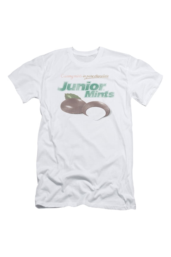 Tootsie Roll Junior Women's T-Shirt Mints Logo S/S Adult 30/1 T-Shirt White