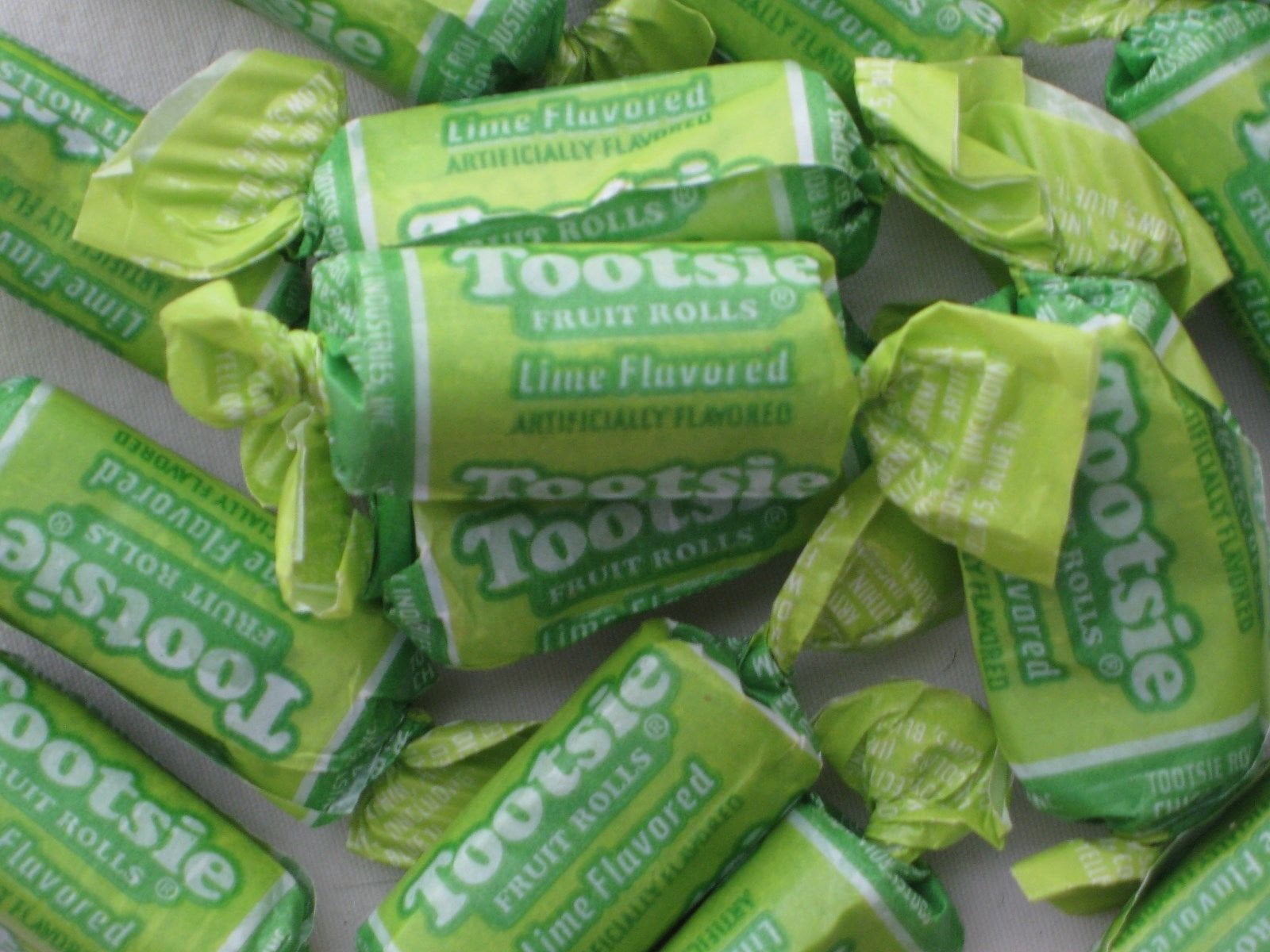 Tootsie Roll Lime Fruit Chews Candy One Pound 16oz