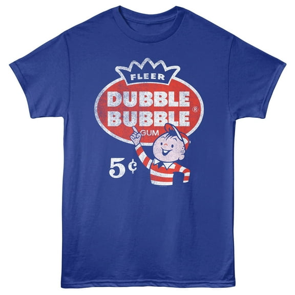 Dubble Bubble Pud Pointing Men's T Shirt (Blue, AdultL)