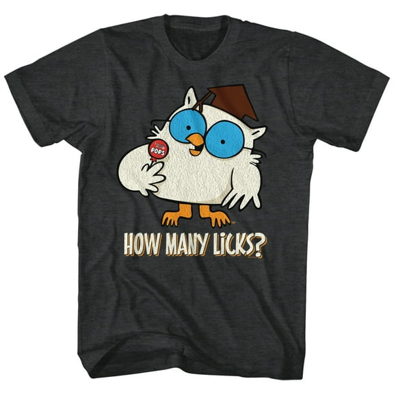 Tootsie Roll Manylicks Black Heather Adult T-Shirt