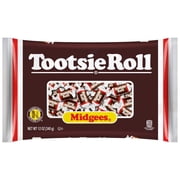 Tootsie Roll, Midgees Candies, 12 oz. Peanut Free, Gluten Free. Contains Milk and Soy.