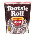 thumbnail image 1 of Tootsie Roll, Midgees Chocolate Candy, 43.1 oz (400 Pieces), Peanut Free, Gluten Free, Contains Milk and Soy., 1 of 10