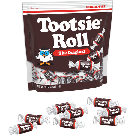 Tootsie Roll Midgees Gluten-Free and Peanut Free Chocolate Taffy 15 oz