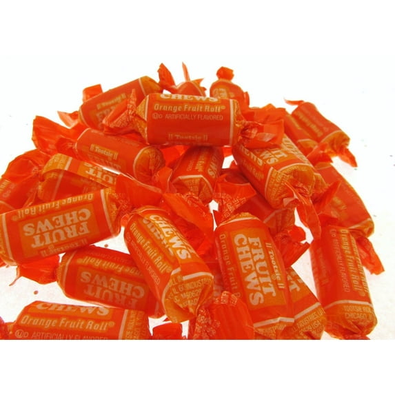 Tootsie Roll Orange Half Pound 8oz Fruit Chews Candy