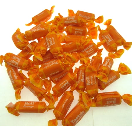 Tootsie Roll Orange Half Pound 8oz Fruit Chews Candy