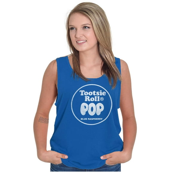 Tootsie Roll Pop Flavor Raspberry Tank Top T Shirts Men Women Brisco Brands S