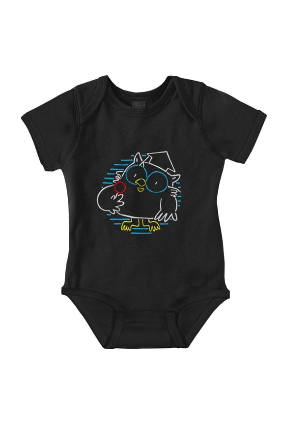 Tootsie Roll Pop Mr Owl Neon Sign Romper Boys or Girls Infant Baby Brisco Brands 12M