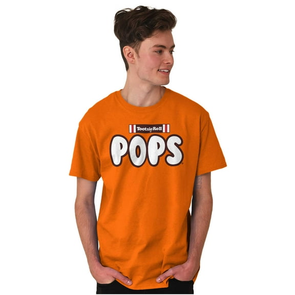 Tootsie Roll Pop Retro Lollipops Logo Men's Graphic T Shirt Tees Brisco Brands X