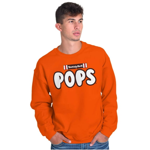 Tootsie Roll Pop Retro Lollipops Logo Sweatshirt for Men or Women Brisco Brands S