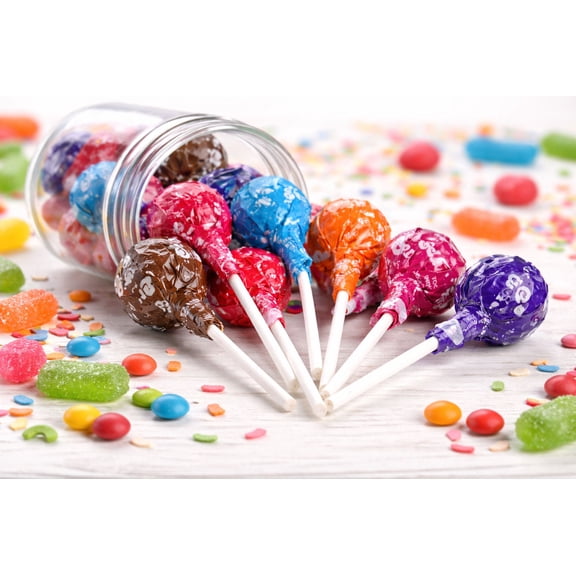 Tootsie Roll Pops Candy 2 Pounds Assorted Approx. 46 Pops, Contains Soy