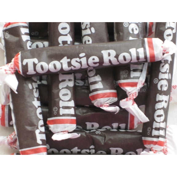 Tootsie Roll Rolls Long Chocolate Chews 8oz Half Pound Candy