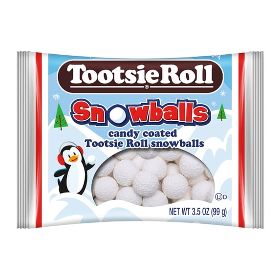 Tootsie Roll Holiday Snowballs, 3.5oz Tootsie Roll Snowballs are Gluten Free and Peanut Free! Snowball Candy For Stocking Stuffers