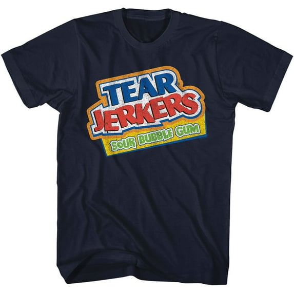 Tootsie Roll Tear Jerkers Logo Navy Adult T-Shirt 6Xl