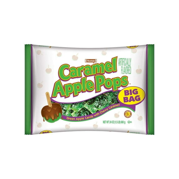 Tootsie Caramel Apple Pops - One 38 Bag Pack By Tootsie
