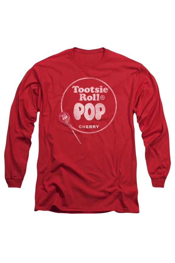 Tootsie Roll - Tootsie Roll Pop Logo - Long Sleeve Shirt - Large