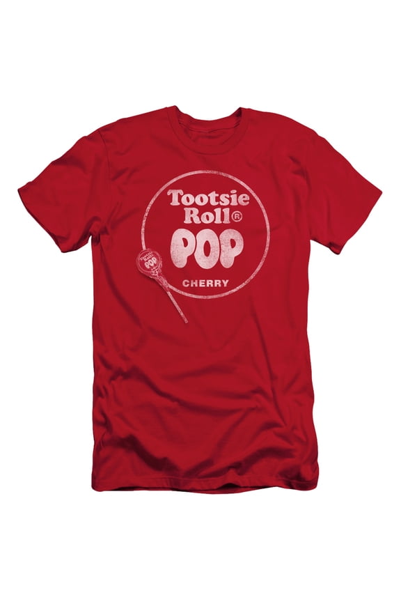 Tootsie Roll - Tootsie Roll Pop Logo - Slim Fit Short Sleeve Shirt - Large