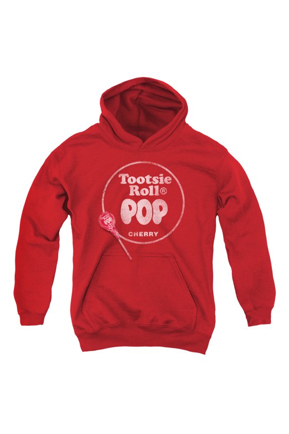 Tootsie Roll - Tootsie Roll Pop Logo - Youth Hooded Sweatshirt - Large