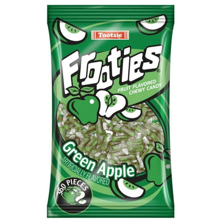 Tootsie Rolls Frooties Green Apple Candy (360 count) (two pack)