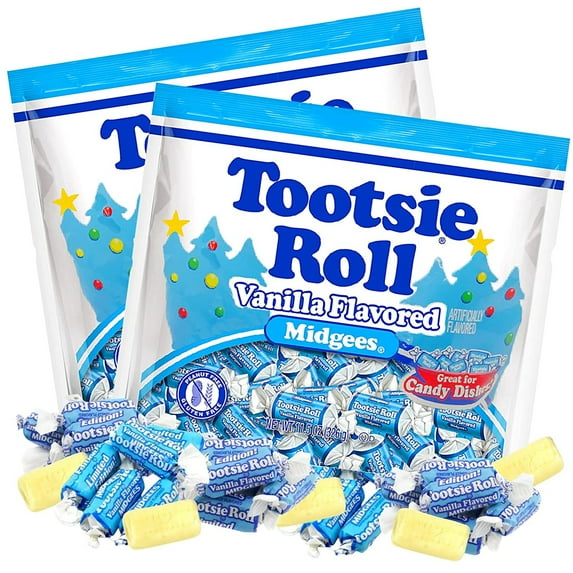 Tootsie Rolls Midgees, Party Favor Candies, Pack of 2, 12 Ounces