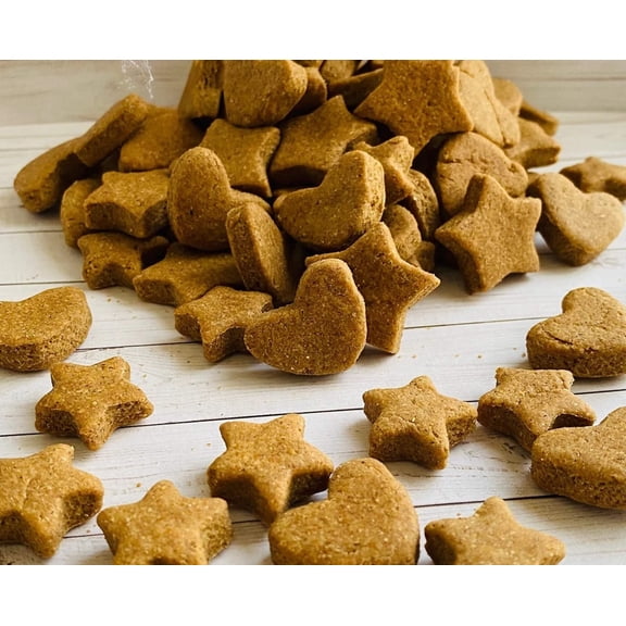 Tootsies & Treats Plain Peanut Butter Nibb-Nibbs (6oz) - All-Natural Dog Treats - Crunchy & Healthy Cookies for Dogs