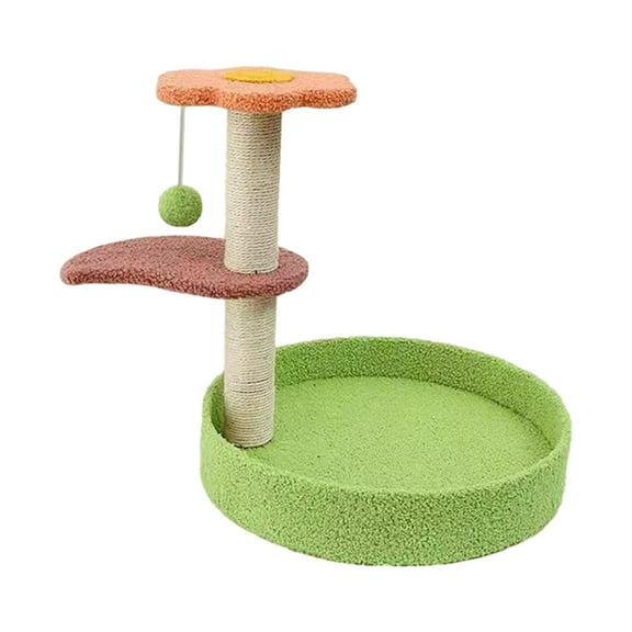 Tooyful 3 Layers Cat , Scratch Post with Sisal Rope, Tall, Scratcher Post, Cat for Kitty Large Cats Indoor Cats