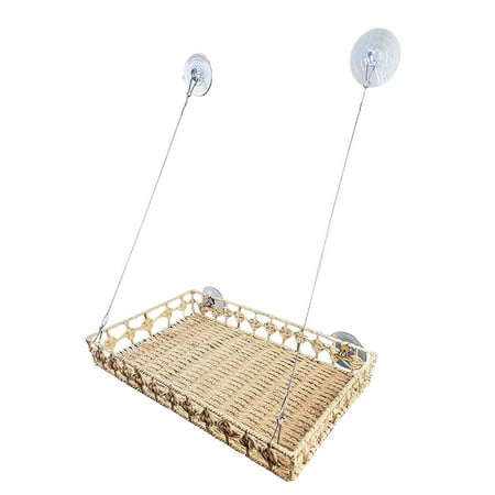 Tooyful Cat Hammock Cat Window Perch Heavy Duty Window Mounted Perch for Indoor Cats Sunbathing Bed Sun Bathing Sunny Seat Cat Resting Seat Cat Bed Only Window Perch