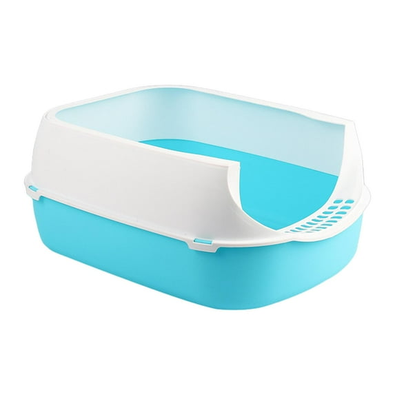 Tooyful Cat Litter Box High Side Sifting Prevent Sand Leakage Large Litter Box for Indoor Cat, Kitten, Rabbit and Other Small Animals Easy to Clean