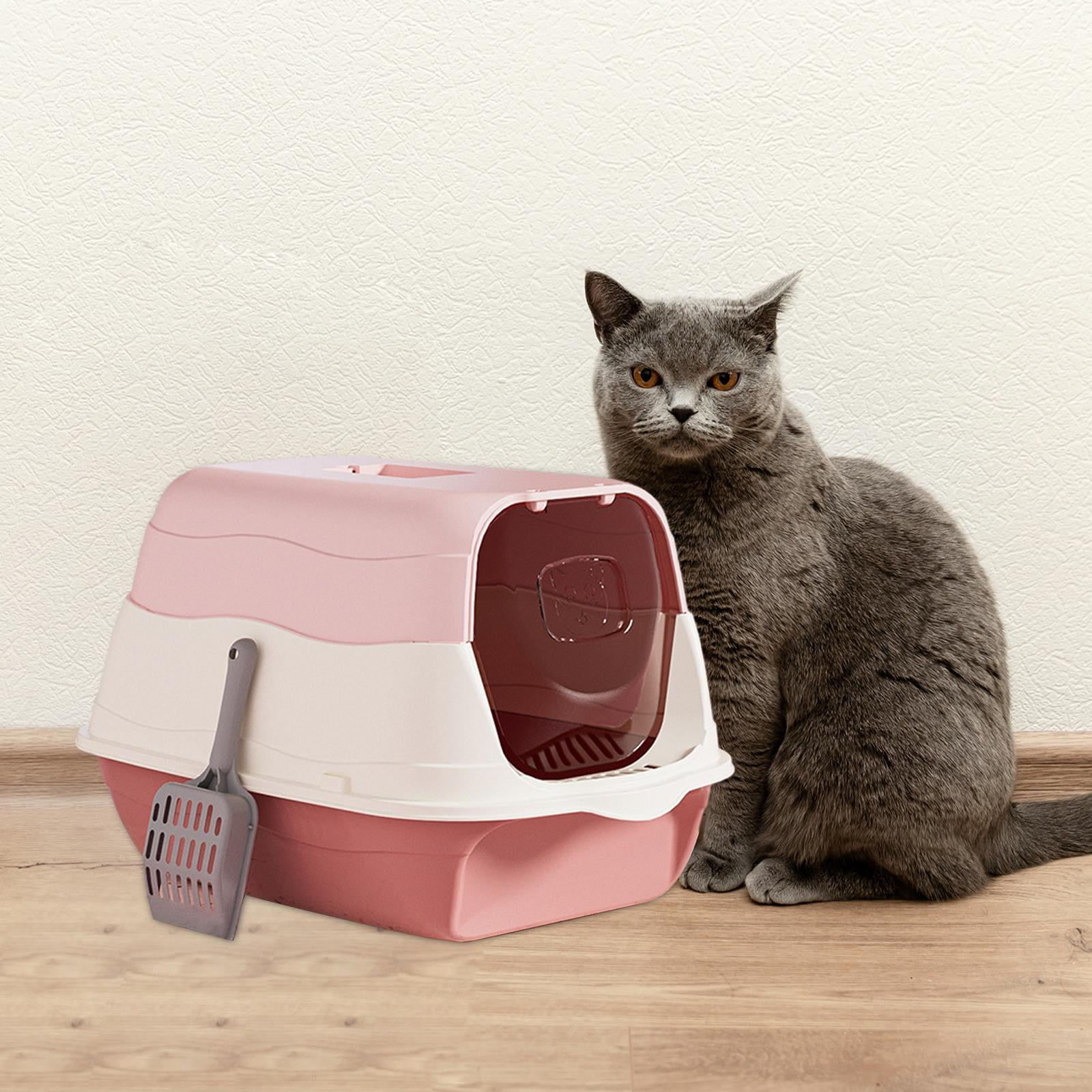 Tooyful Cat Litter Box Hooded Cat with Lid Kitten Potty Detachable Easy