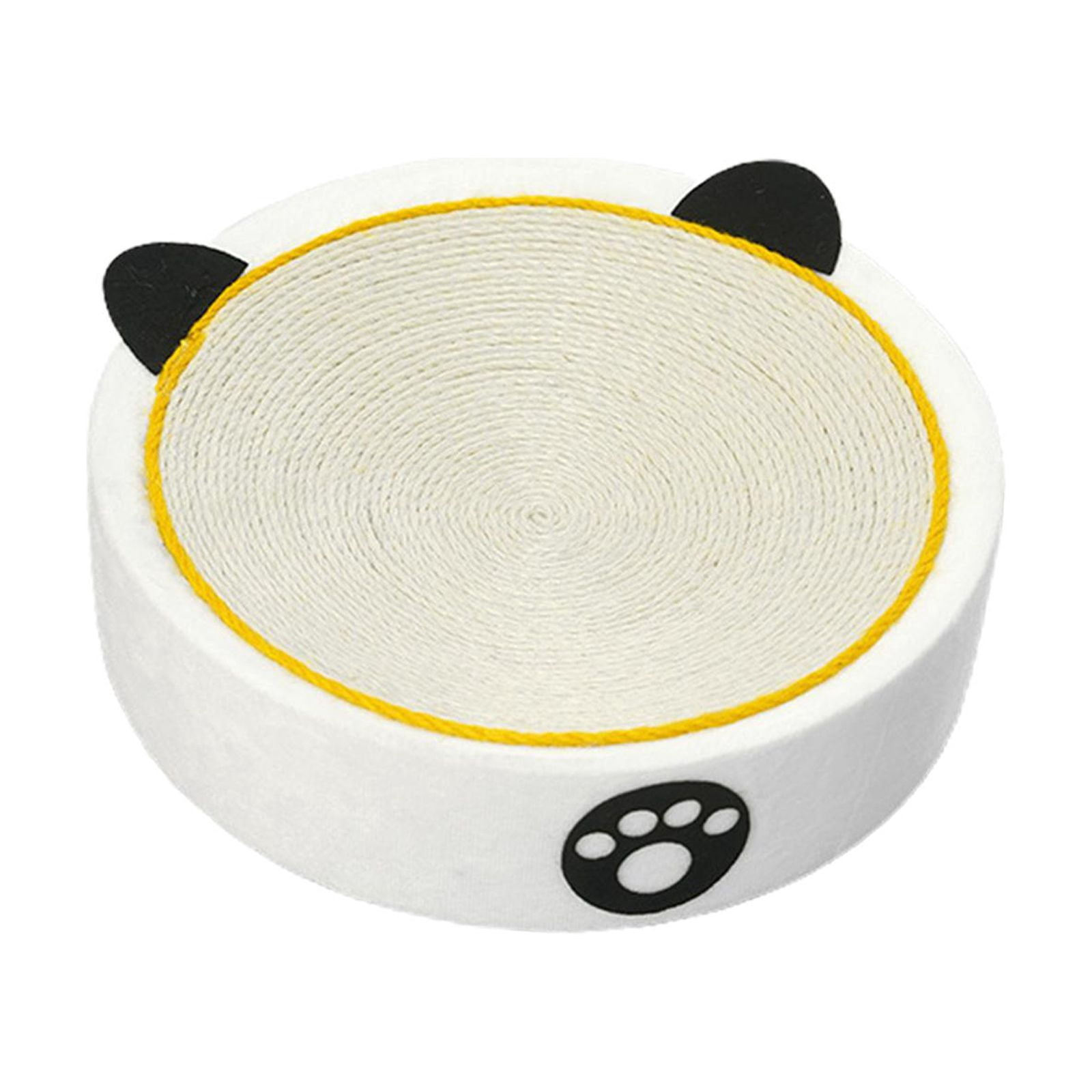 Tooyful Cat Scratch Pad Lounge Cat Beds Rest and Play 40x10.5cm Grind Claws Cardboard Cat Scratcher Bed Cat Scratching Board for Kitten Medium Cats Beige White